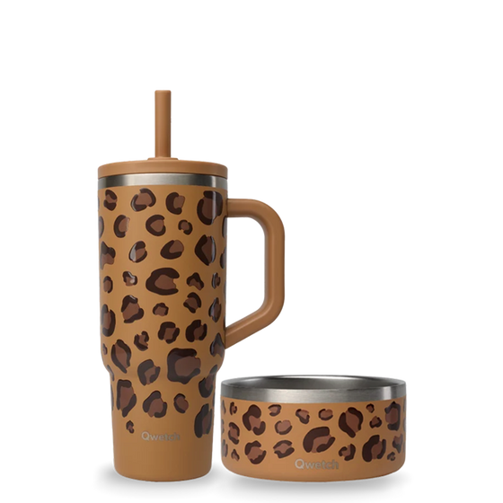 Kit Wild Camel - Travel Cup bouchon étanche & Pet Bowl