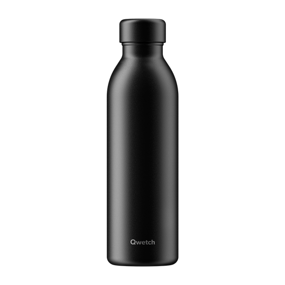 Insulated bottle Active and Icon Lid - Matt Black