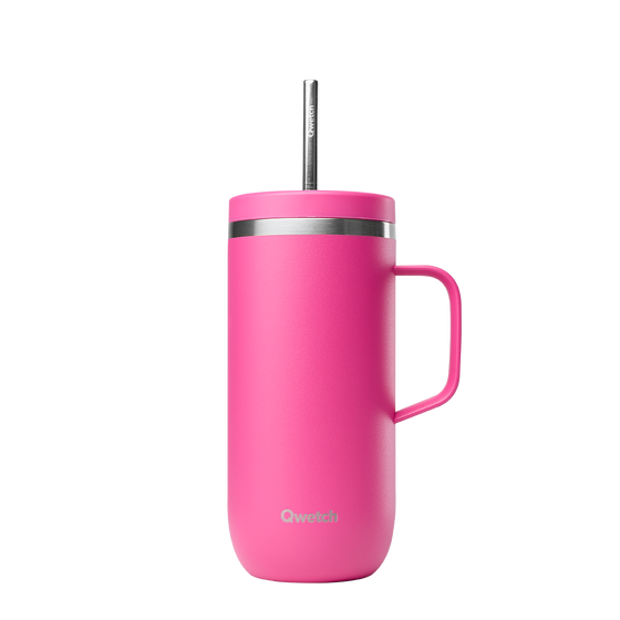 Cold Cup isotherme avec Anse - Pop Magenta