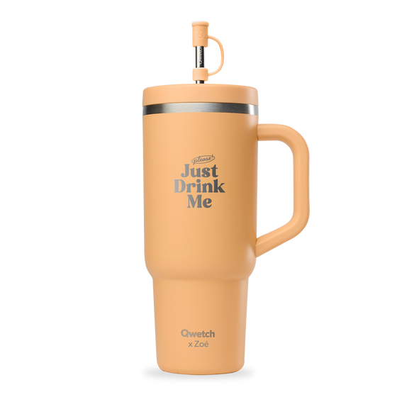 Travel Cup isotherme x Juste Zoé - Pastel Abricot
