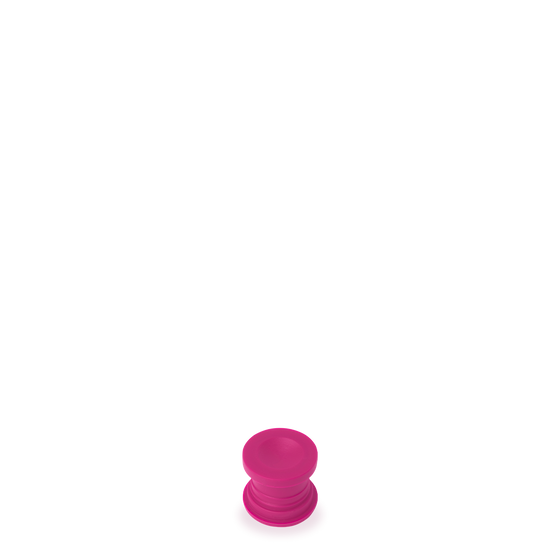 Insulated Cup - Silicone seal for straw Magenta